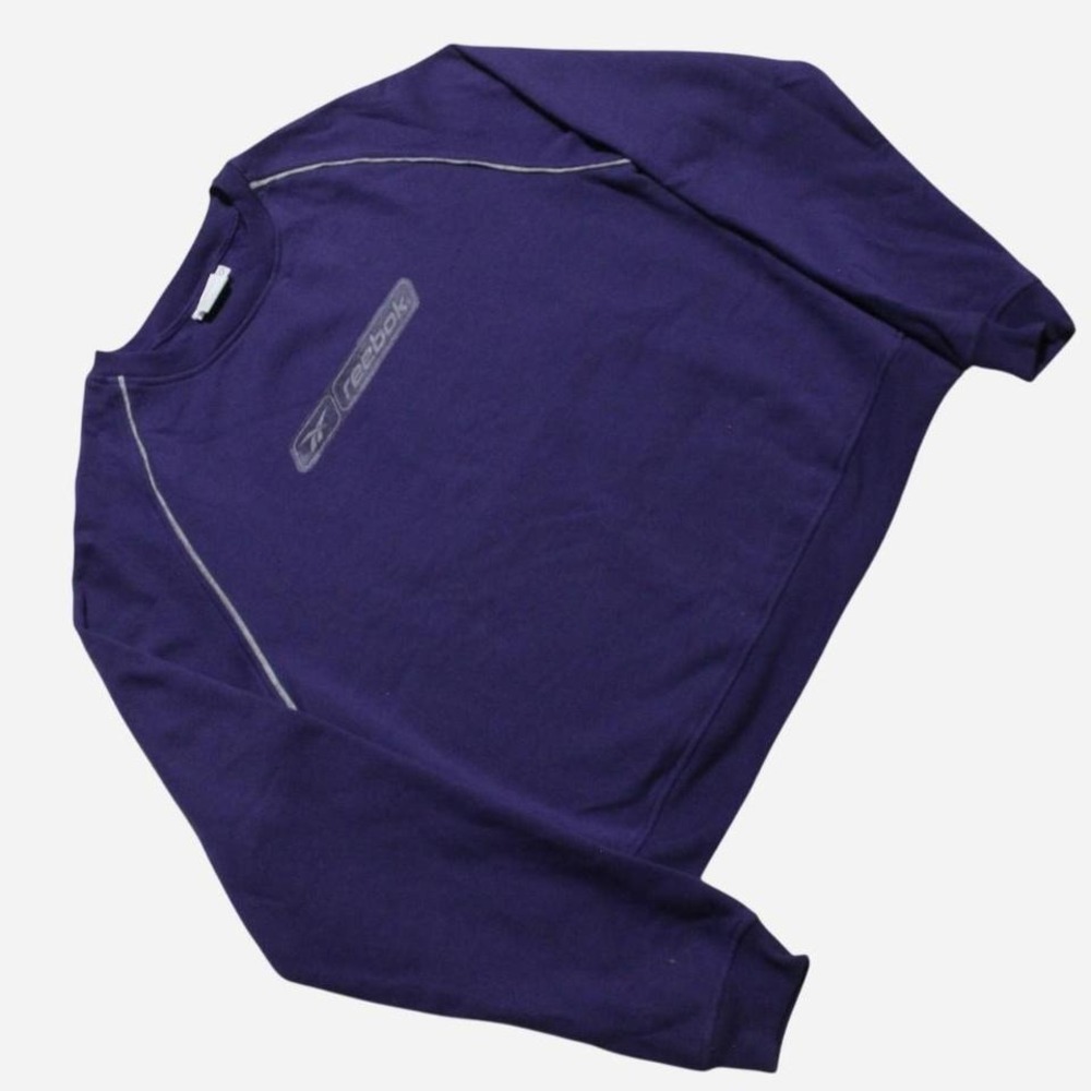 Womens Vintage Y2K Sportswear Streetwear Atheleisure Purple Crewneck Sweatshirt